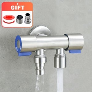 아띠꼴로 스텐 2구 수도꼭지 호스 분배기