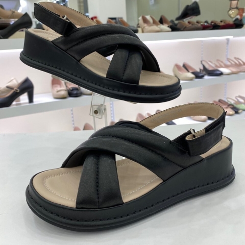 에스콰이아 여성 캐주얼 쿠션 샌들 YAEMSD8O3BK HFSP1A GN_GN