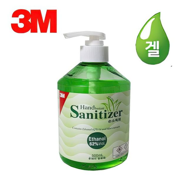 3M 061JKJ65 알로에 펌프 사무실용 업소용 손소독제 500ml 케어 청결제_이미지