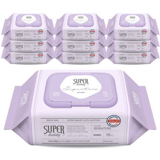 시그니처 물티슈 캡형 72매