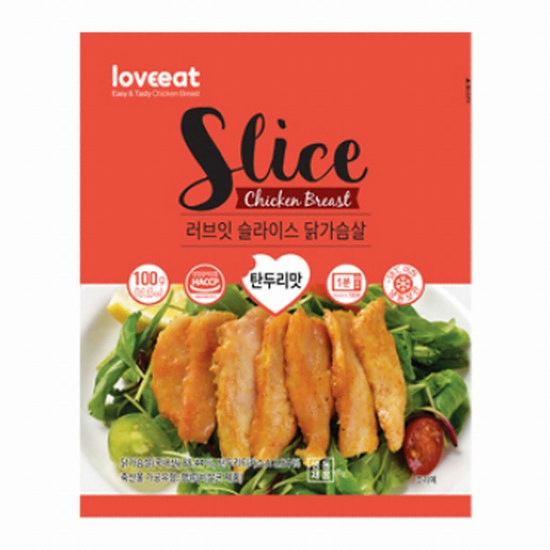 푸드나무 러브잇 슬라이스 닭가슴살 탄두리맛 100g (50개)_이미지