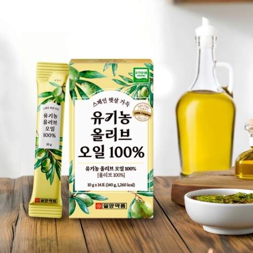 일양약품 유기농 올리브오일 100 140ml(10mlx14포) (1개)_이미지