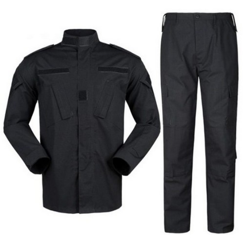 전투복 상하의 세트 블랙