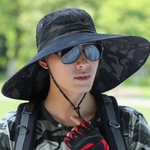 포맨 자외선차단 챙넓은 넓은창 밀리터리 정글 모자_20971620_이미지