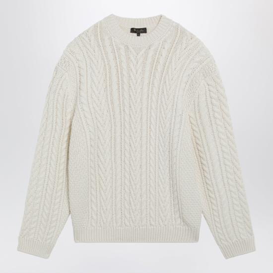 로로피아나 긴팔 티셔츠 FAQ9122WS Beige