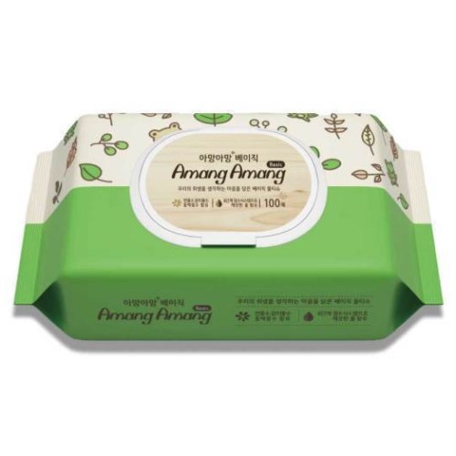 베이직 물티슈 캡형 100매