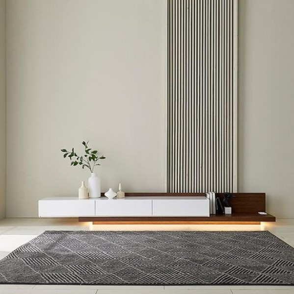 나무뜰 알베르토 LED 익스텐션 확장형 거실장이미지입니다. 누르면 해당 게시물로 새창이동합니다.