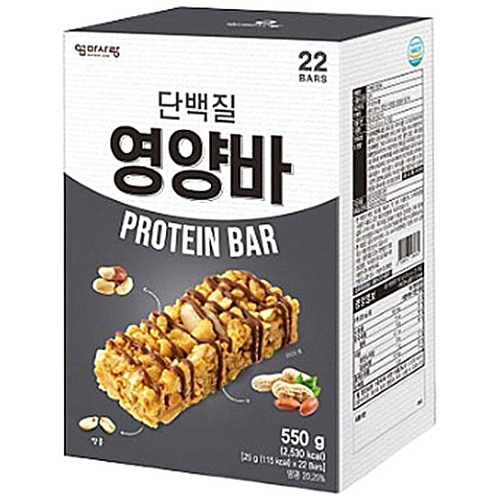 단백질 영양바 22개입 550g