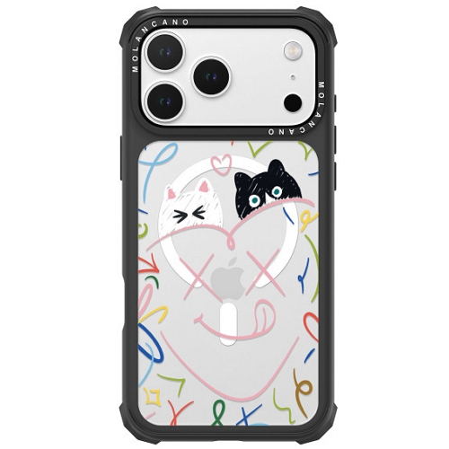 모란카노코리아 아이폰 에어 라인아트 임팩트 맥세이프 디자인 케이스_이미지