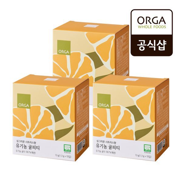 올가 유기농 귤피티 1.3g10입 x 3개_이미지