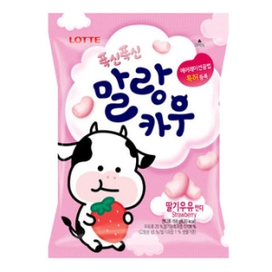 롯데 말랑카우 말랑카우 밀크 158g x 1개 대용량 사탕