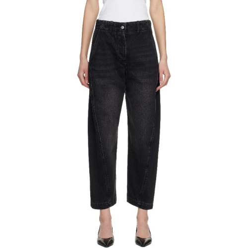  스튜디오니콜슨 블랙 애커맨 데님 진 261608F069014