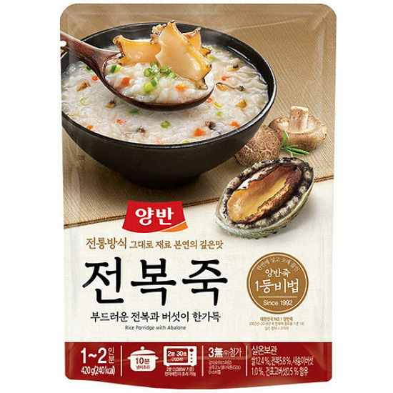동원F&B 양반 전복죽 420g (4개)
