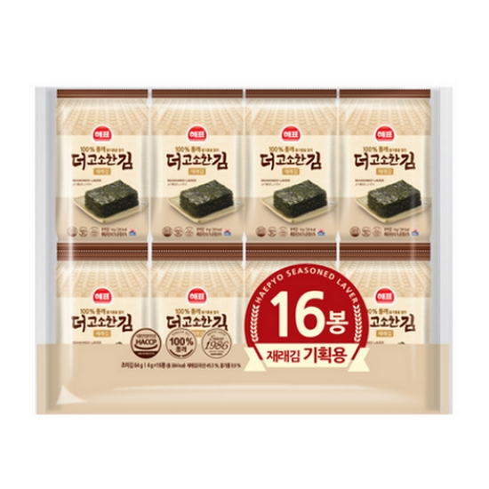 사조해표 해표 더 고소한 김 재래김 4g [64개]
