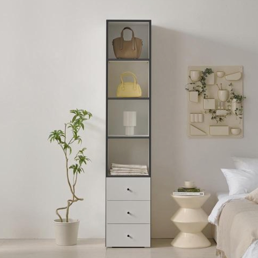 마몽 서랍 선반 키큰 옷장 400