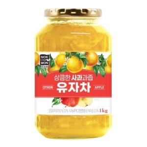 녹차원 사과 유자차 1kg (1개)_이미지
