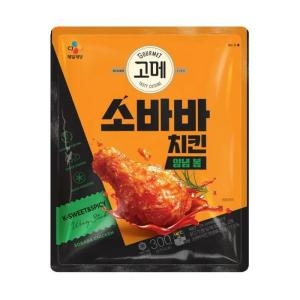 CJ제일제당 고메 소바바치킨 양념 봉 300g (3개)_이미지