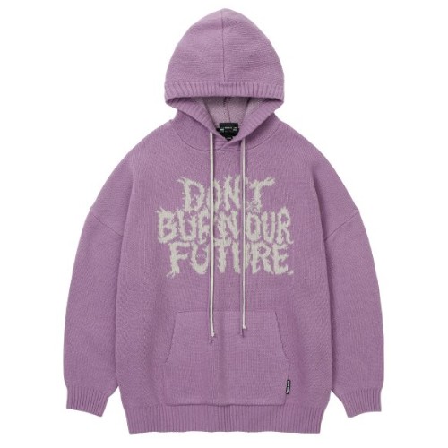 아조바이아조 DBOF Wool Knit Hoodie (핑크)_이미지
