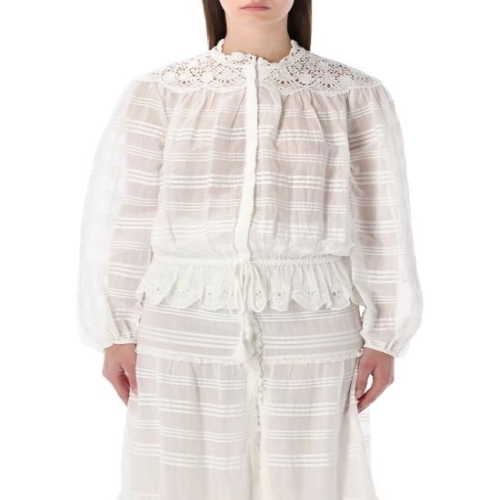이자벨마랑 에뚜왈 반팔 티셔츠 HT0767FAD1J05E 20WH Bianco_이미지