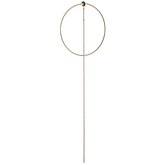 �丣�� Cerchio Yellow Earring Chain 5CM