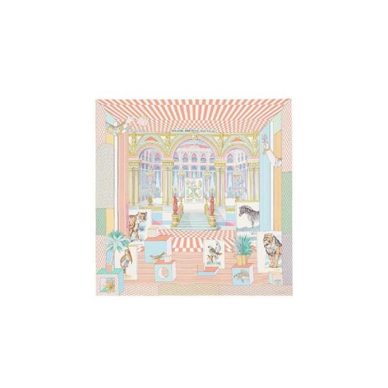 에르메스 그랜드 씨어터 누보 스카프 90 아브리꼬 베르 빨 멀티꼴로르 H003761S15_이미지