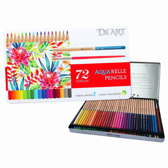 디아트 수채 색연필 틴