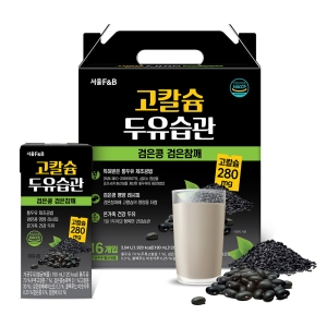 서울에프엔비 고칼슘 두유습관 검은콩 검은참깨 190ml 32개_이미지