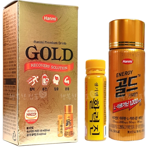 한미약품 에너지골드카페인+생기엔활력진 세트 10개입 (10개)_이미지