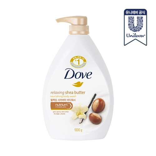 도브 릴랙싱 시어버터 바디워시 1000ml (6개)_이미지