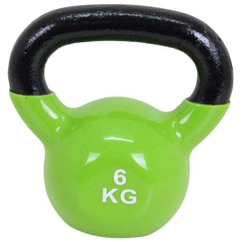 넥스스포츠 컬러 고무코팅 케틀벨 (6kg)