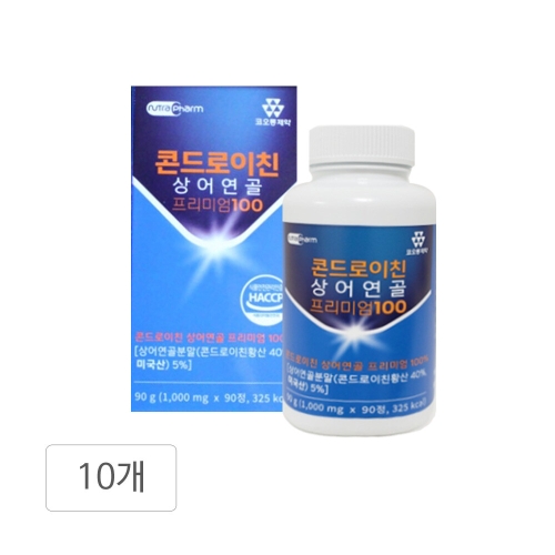 코오롱제약 콘드로이친 상어연골 프리미엄 100 90정 (10개)_이미지