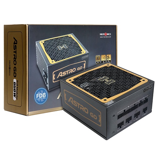 마이크로닉스 ASTRO GD 650W 80PLUS골드 풀모듈러 FDB 블랙