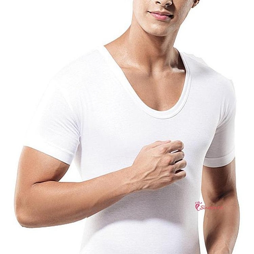 BYC 반팔런닝 셔츠 남자 메리아스 순면 메리야스 남성 화이트 여름 흰색fgh729_이미지