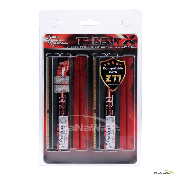 G.SKILL DDR3-2400 CL10 TRIDENT TX 패키지 티뮤 (8GB(4Gx2))_이미지