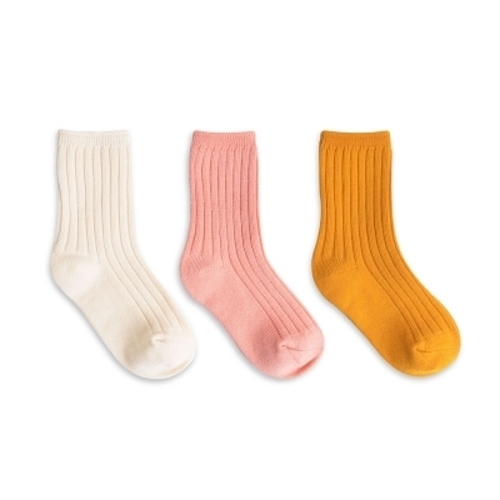 키즈스퀘어 키즈스퀘어 아동 양말 3종 세트 Momento 아이보리,피치,머스터드3P