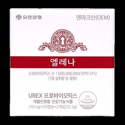 엘레나 UREX 프로바이오틱스 유산균 170mg 75캡슐