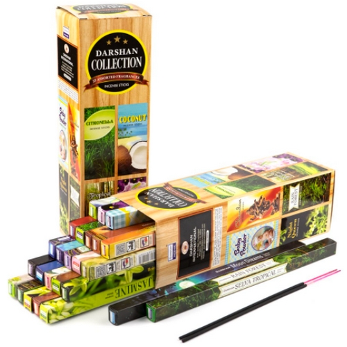 다르샨 ㅤ아로마 컬렉션 인센스 스틱 25종 세트 (1세트)_이미지
