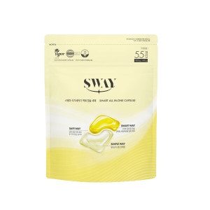 스웨이 식기세척기 액체캡슐세제 레몬향 55개입 (1개)_이미지