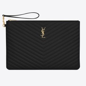 생로랑 모노그램 퀄팅 클러치백_440222 CWU01 1000_이미지