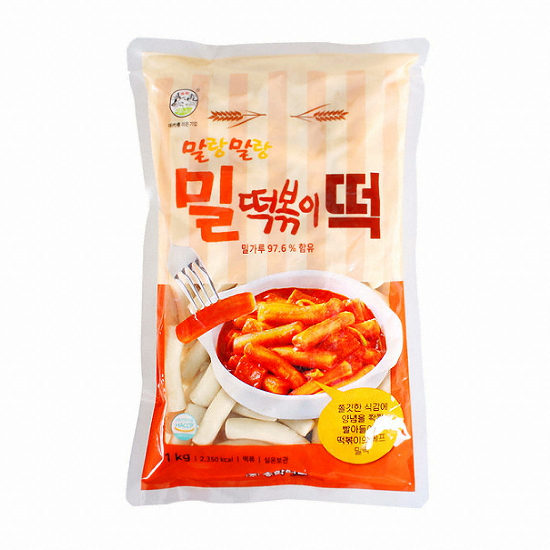 송학식품 말랑말랑 밀 떡볶이떡 1kg (3개)_이미지