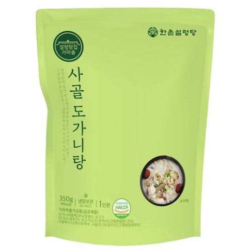 이연에프엔씨 한촌설렁탕 사골 도가니탕 350g (8개)_이미지