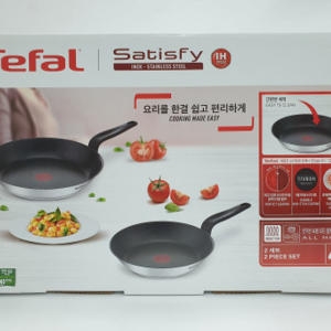테팔 새티스파이 스텐 후라이팬 2종 (팬24,28)_이미지