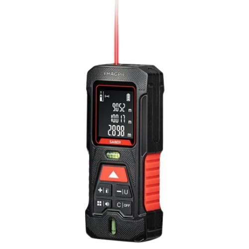 맥파이 휴대용 레이저 줄자 거리측정기 SABER