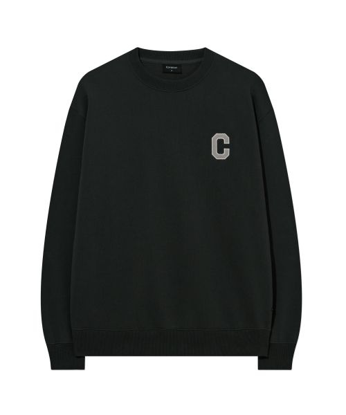 커버낫 COVERNAT C 로고 맨투맨 차콜 CO2601CR01CH