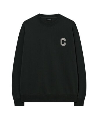 커버낫 COVERNAT C 로고 <b>맨투맨</b> 차콜 CO2601CR01CH