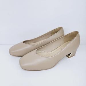 엘칸토 천연 가죽 여성 기본 베이직 펌프스 구두 5CM LCWD53