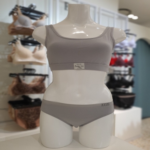 엘르이너웨어 모던서포트 그레이 스포츠 브라팬티세트_EDWBR143LGY EDWBP143LGY이미지입니다. 누르면 해당 게시물로 새창이동합니다.