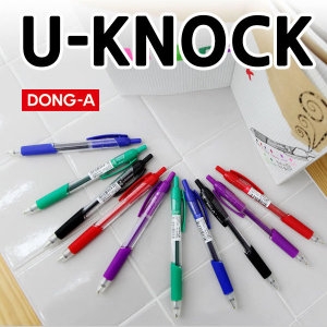 유노크 중성펜 젤러펜 0.5mm 0.7mm 부드러운 필기감_이미지