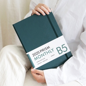 인디고 2025 프리즘 빅 B5 먼슬리 다이어리