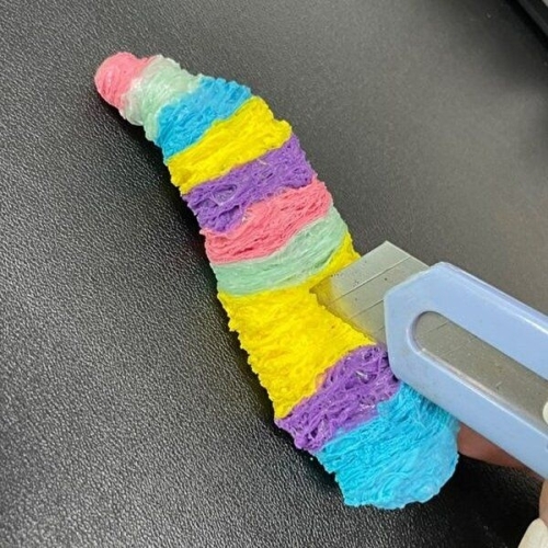 파스텔 끈끈이 찐득볼 테이프공 1.2cm WBCE072